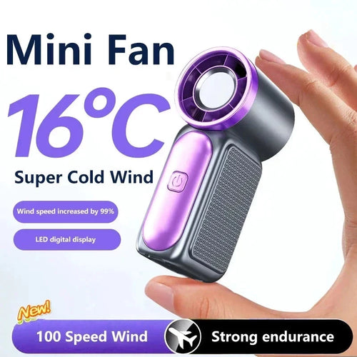 Portable Handheld Digital Mini Fan