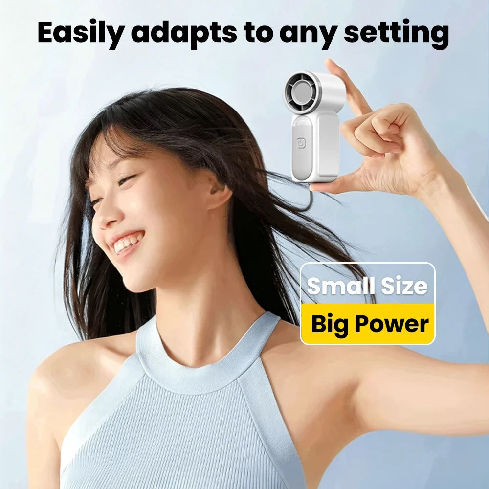 Portable Handheld Digital Mini Fan