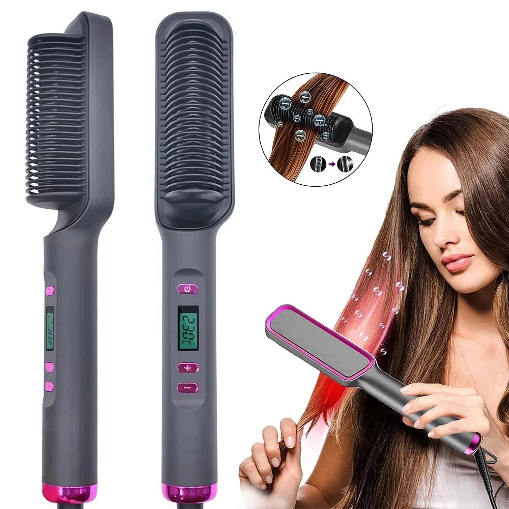 Multifunctional Ion Hair Straightening Comb